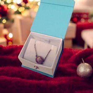 Brighton bracelet two toned with stones B charm come in gift box good Look